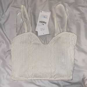 zara knit top